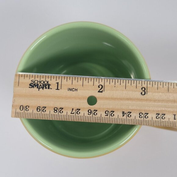 VTG Disneyland Tinkerbell Yellow Green Ceramic Coffee Mug - Picture 7 of 8